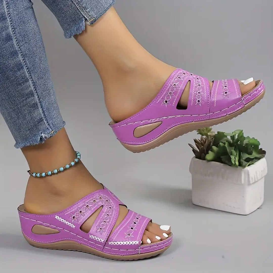 Arch Support Wide Toe Box Open Toe Sandals