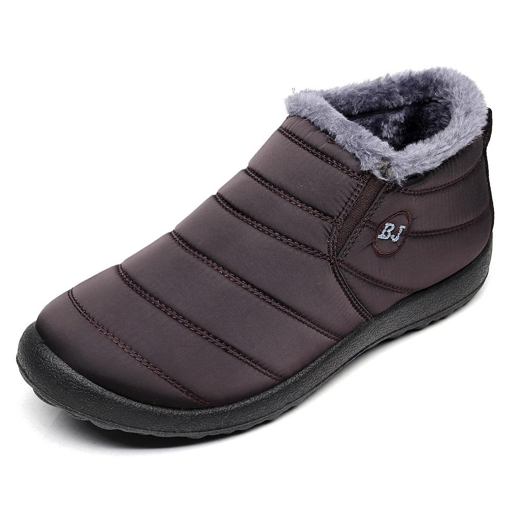 Men's Winter Warm Cotton Soft Bottom Warm Waterproof  Snow Boots