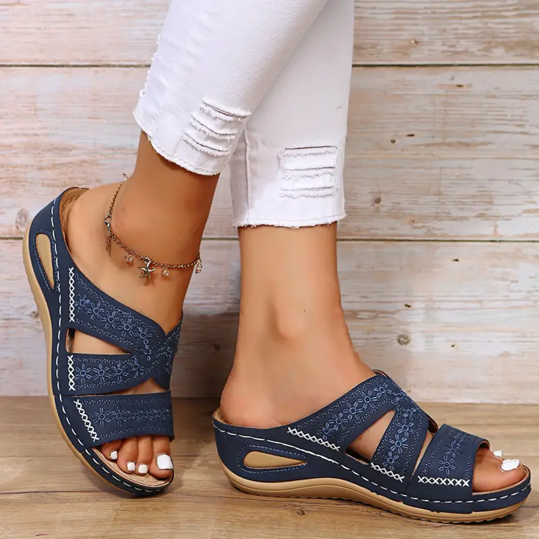 Arch Support Wide Toe Box Open Toe Sandals