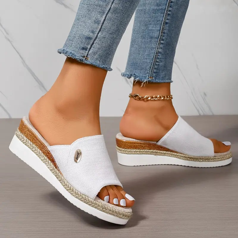 Comfy Summer Versatile Wedge Slip On (Copy)