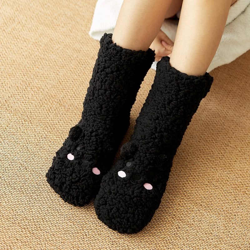 Kawaii Bear Home Floor Room Socks