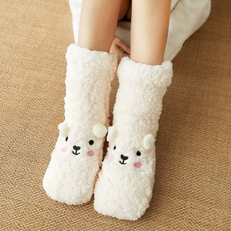 Kawaii Bear Home Floor Room Socks