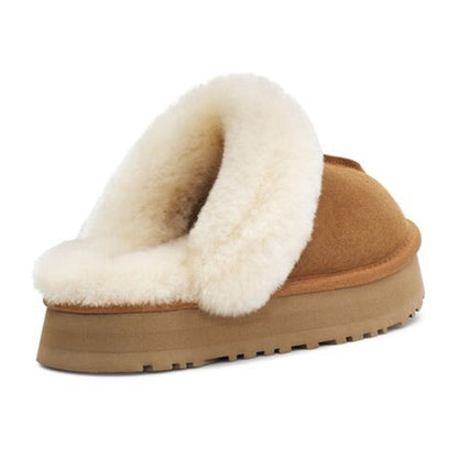 Plush Cotton Slippers Women