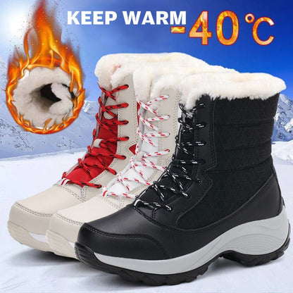 Snow Boots Plush Warm Ankle Boots