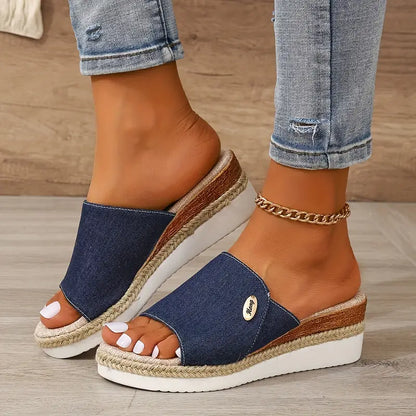 Comfy Summer Versatile Wedge Slip On (Copy)