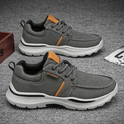 Men's Canvas Lightweight Comfortable Walking Shoes