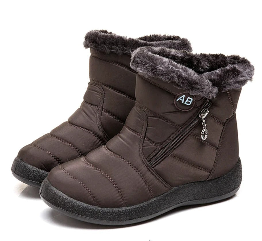 Women Winter Warm Waterproof Pain Relief Snow Boots